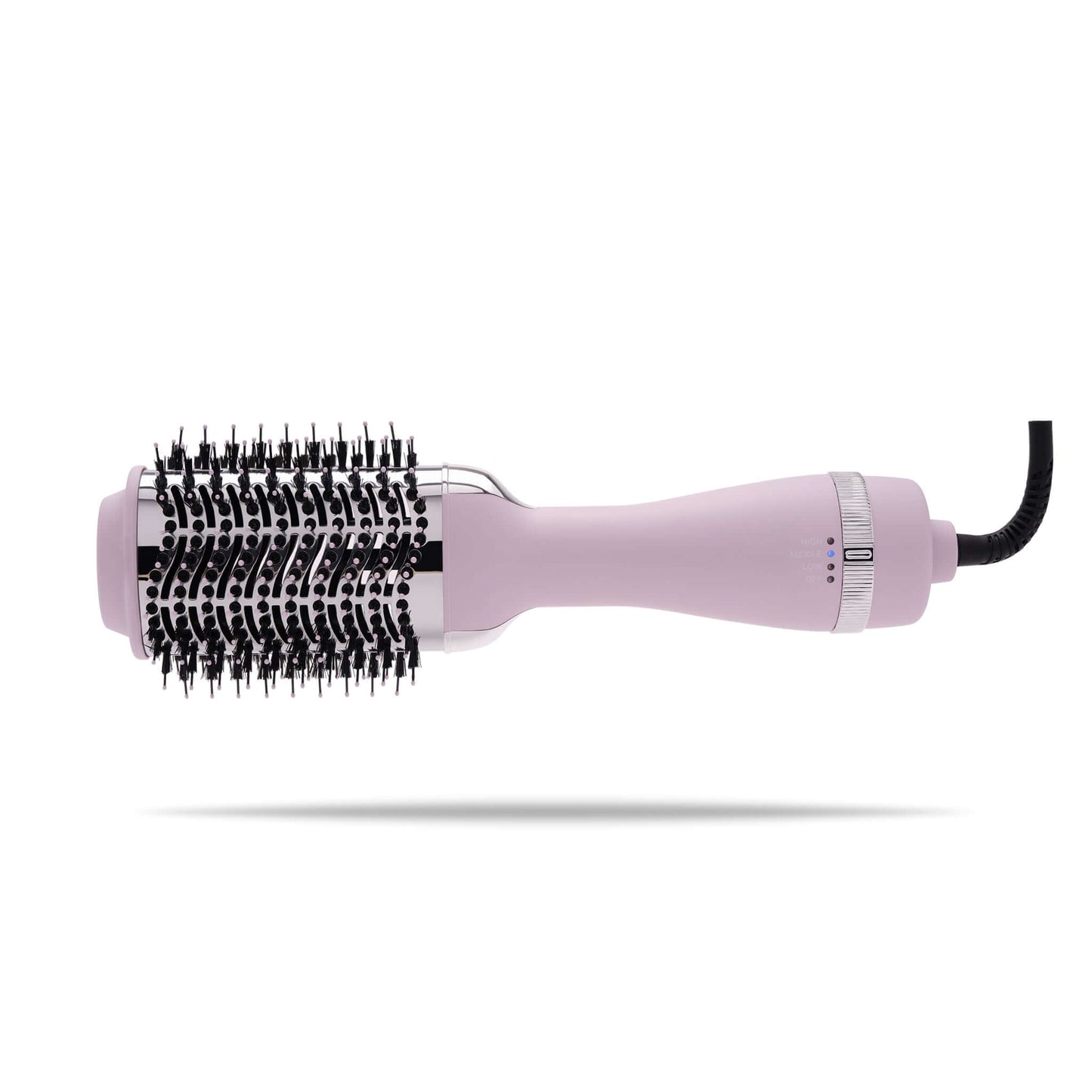 new lavender aura tyme blow brush vented blow dryer brush for drying and volumizing.