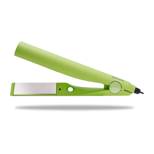 Side view of the Limelight green TYME Iron Pro.